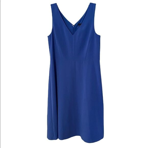 Ann Taylor Woman’s Plus Royal Blue Cocktail Dress - Picture 1 of 3